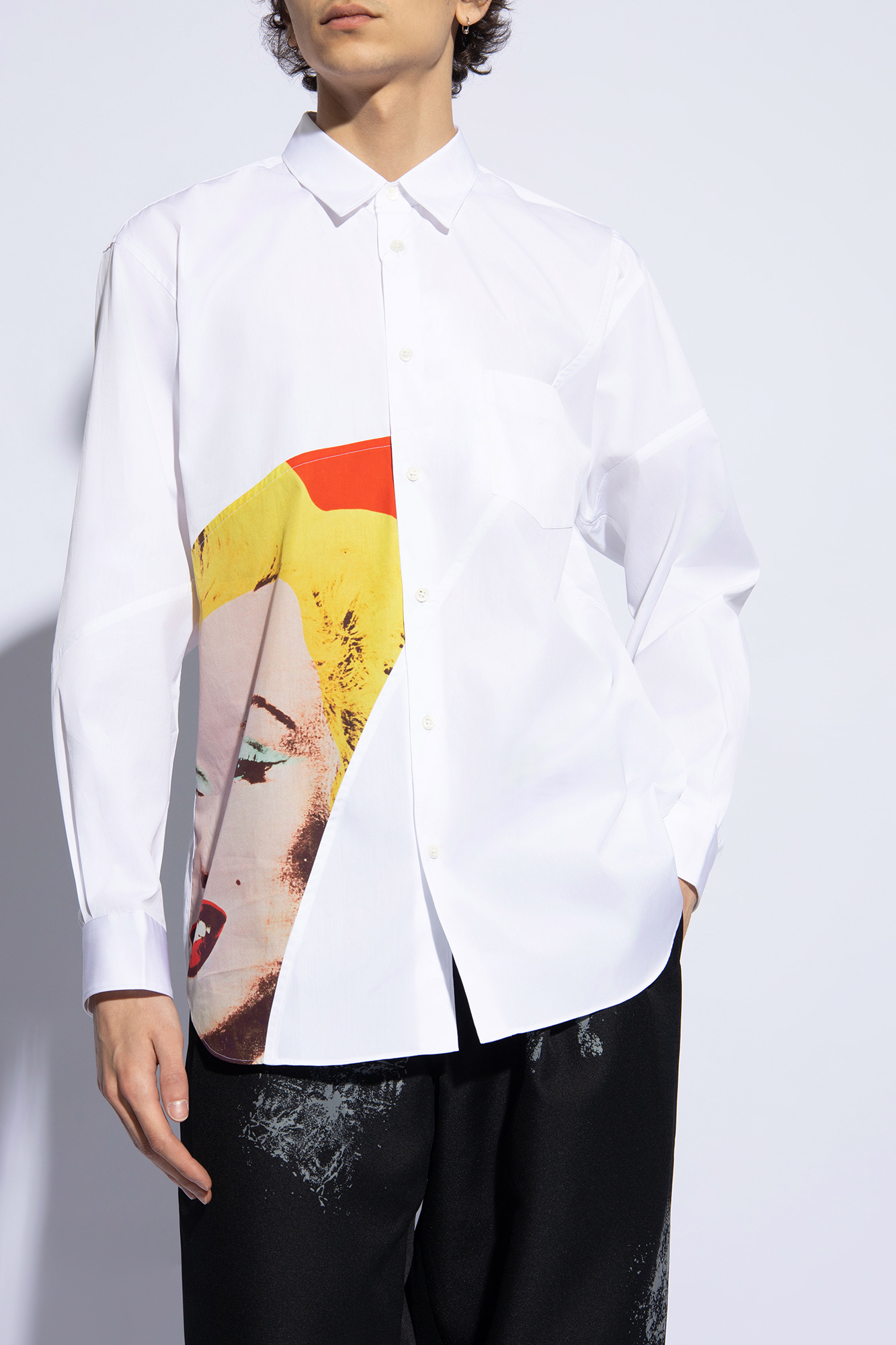 bow shirt Comme des Garçons Shirt - Woman Regular Fit